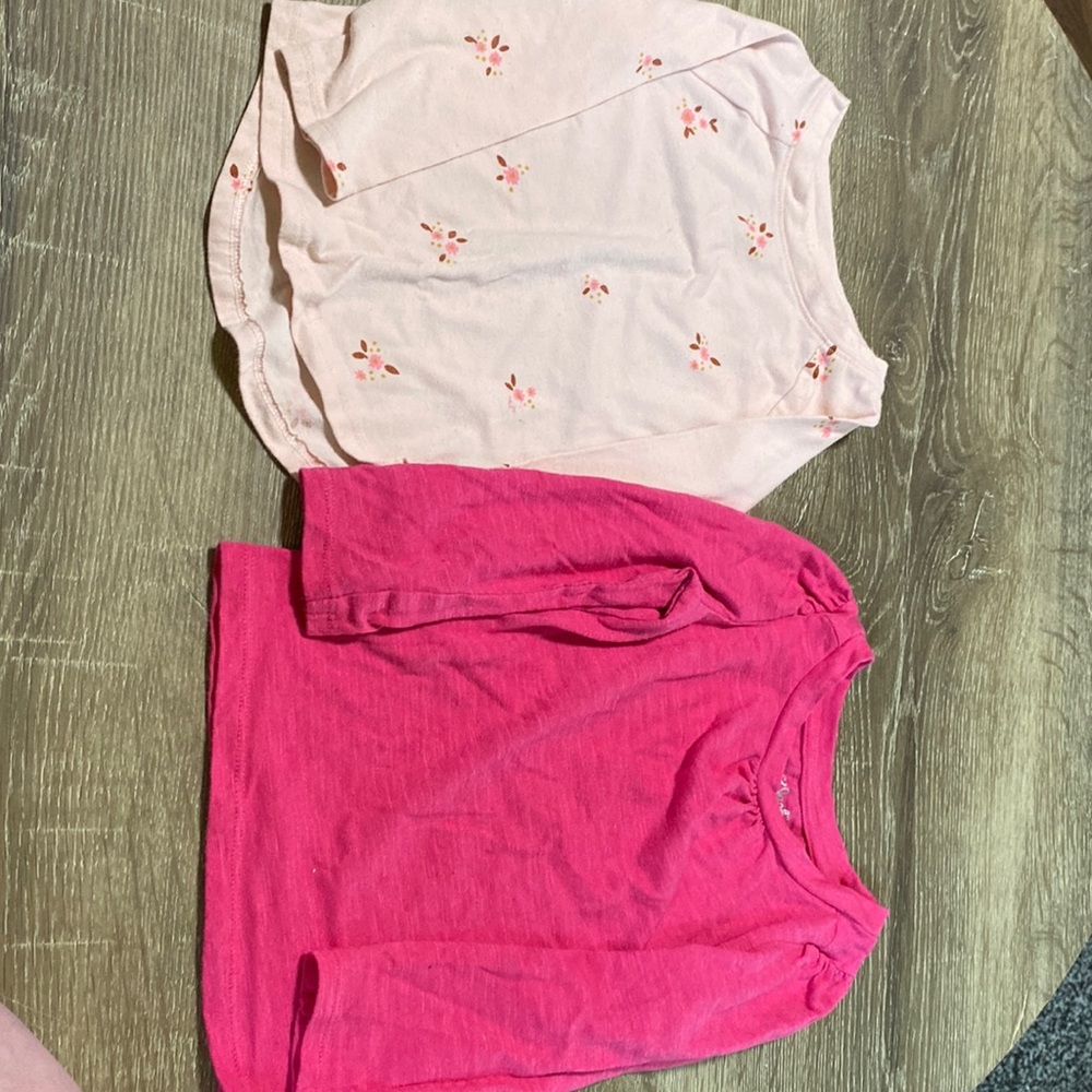 Size 2t cat & jack long sleeve shirts